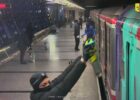 Police are investigating coordinated graffiti attack on metro train
