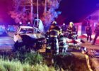 One dead, four injured in early morning crash