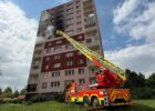 Explosion precedes apartment fire in Ostrava, three rescued