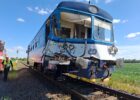 Regional train collides with truck on level crossing in Olomouc Region