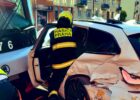 Car and tram collide in Prague 10, two injured