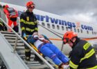 South Moravian rescuers simulate emergency landing in Brno