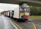 Dozens of overloaded vans found during road inspection in Prague 8