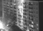 Fire in Spořilov: ten rescued, one woman hospitalized