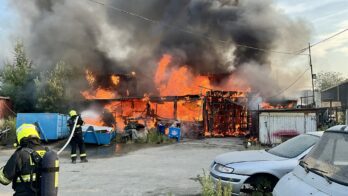 Warehouse fire in Prague contained without injuries