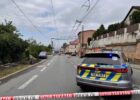 Crane overturns and tears down trolleybus wires in Prague 9